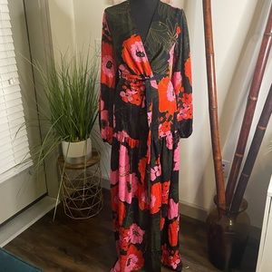Floral maxi dress